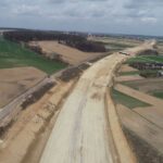 Budowa Drogi Ekspresowej S7 Widoma – Kraków w km 642+200 (25.03.2023)